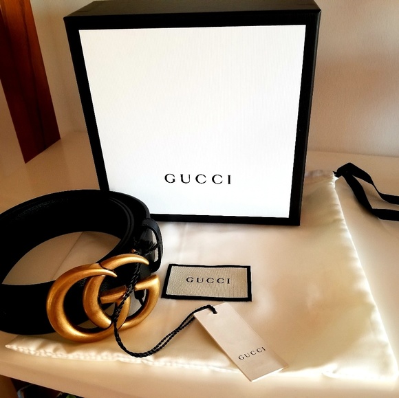 gucci belt moon nero